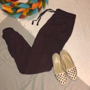 REWASH MAROON STRAIGHT LEG PANTS